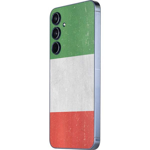Italy Flag Distressed Galaxy A35 5G Skin