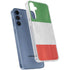 Italy Flag Distressed Galaxy A55 5G Clear Case