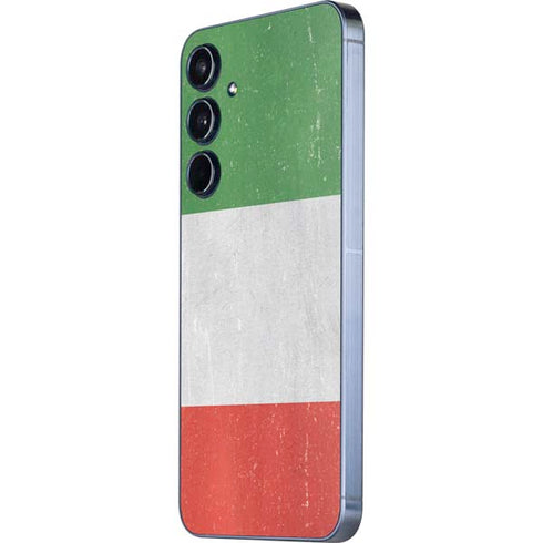 Italy Flag Distressed Galaxy A55 5G Skin