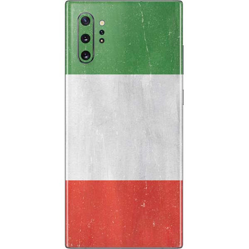 Italy Flag Distressed Galaxy Note 10 Plus Skin