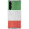 Italy Flag Distressed Galaxy S24 FE Clear Case