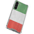 Italy Flag Distressed Galaxy S24 FE Clear Case