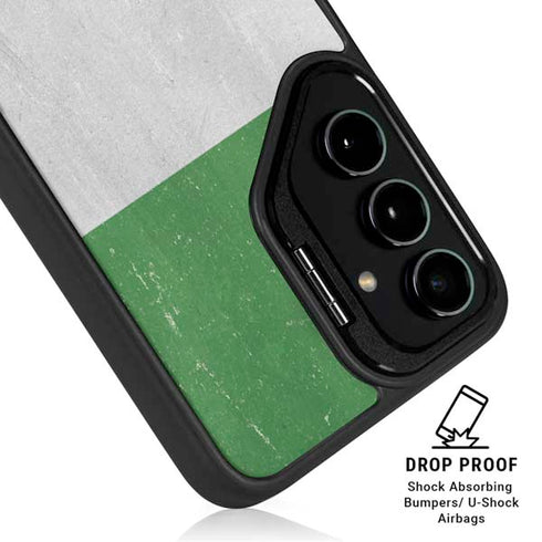 Italy Flag Distressed Galaxy S24 FE Kickstand Case