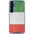 Italy Flag Distressed Galaxy S25 Plus Clear Case