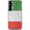 Italy Flag Distressed Galaxy S26 Plus Clear Case