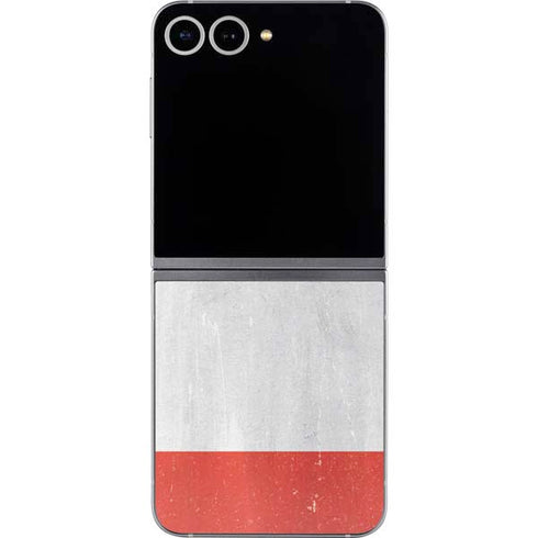 Italy Flag Distressed Galaxy Z Flip6 Skin