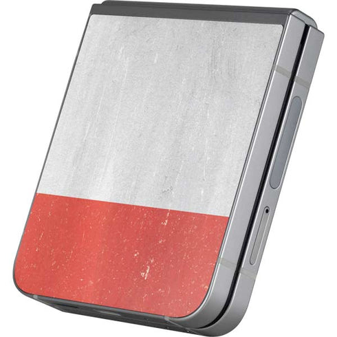 Italy Flag Distressed Galaxy Z Flip6 Skin