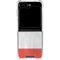 Italy Flag Distressed Galaxy Z Flip6 Clear Case