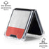 Italy Flag Distressed Galaxy Z Flip6 Clear Case