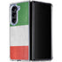 Italy Flag Distressed Galaxy Z Fold5 5G Clear Case