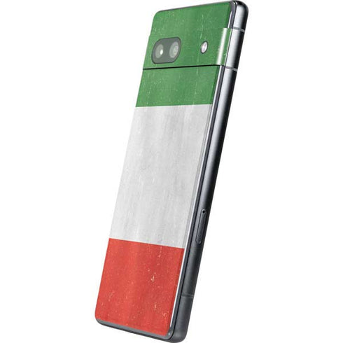 Italy Flag Distressed Google Pixel 7a Skin