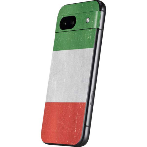 Italy Flag Distressed Google Pixel 8a Skin