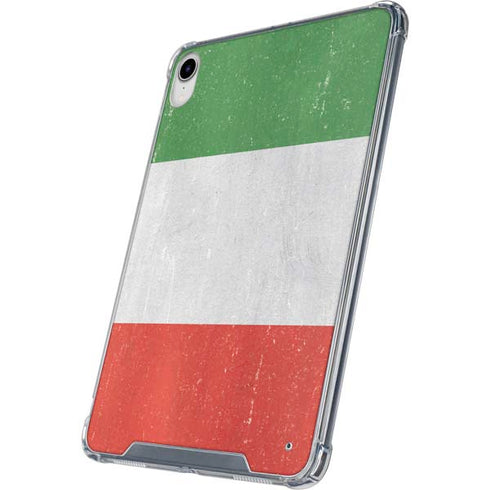 Italy Flag Distressed iPad 11th Gen (2025) Clear Case