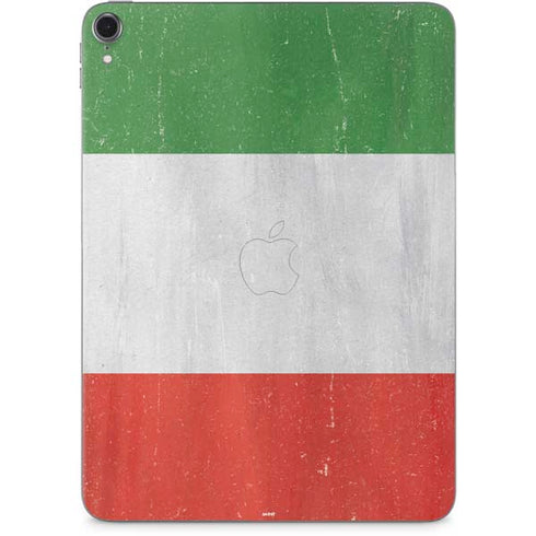 Italy Flag Distressed Apple iPad Pro Skin