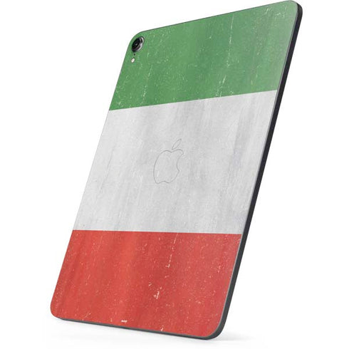 Italy Flag Distressed Apple iPad Pro Skin