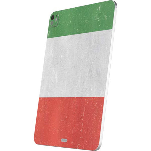 Italy Flag Distressed iPad Pro 13in M4 (2024) Skin