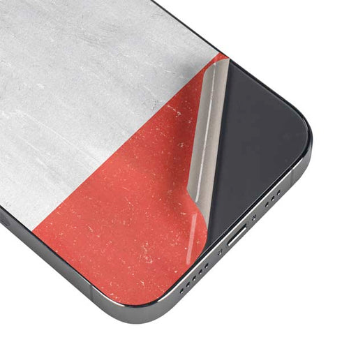 Italy Flag Distressed iPhone 15 Pro Max Skin
