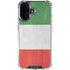 Italy Flag Distressed iPhone 16 Clear Case