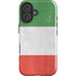 Italy Flag Distressed iPhone 16 Impact Case