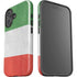 Italy Flag Distressed iPhone 16 Impact Case
