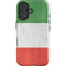 Italy Flag Distressed iPhone 16 Plus Impact Case