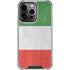 Italy Flag Distressed iPhone 16 Pro Max Clear Case