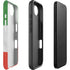 Italy Flag Distressed iPhone 16e Impact Case