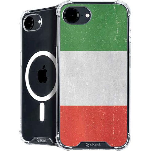 Italy Flag Distressed iPhone 16e MagSafe Case