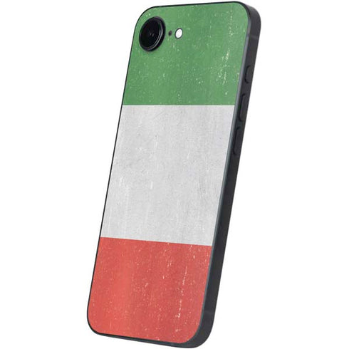 Italy Flag Distressed iPhone 16e Skin