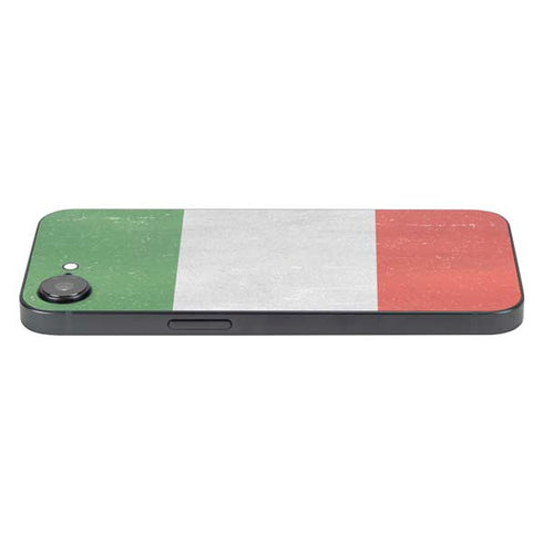 Italy Flag Distressed iPhone 16e Skin