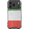 Italy Flag Distressed iPhone 18 Pro Clear Case