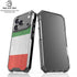 Italy Flag Distressed iPhone 18 Pro Clear Case