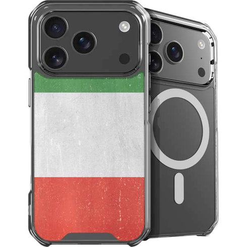 Italy Flag Distressed iPhone 18 Pro MagSafe Case