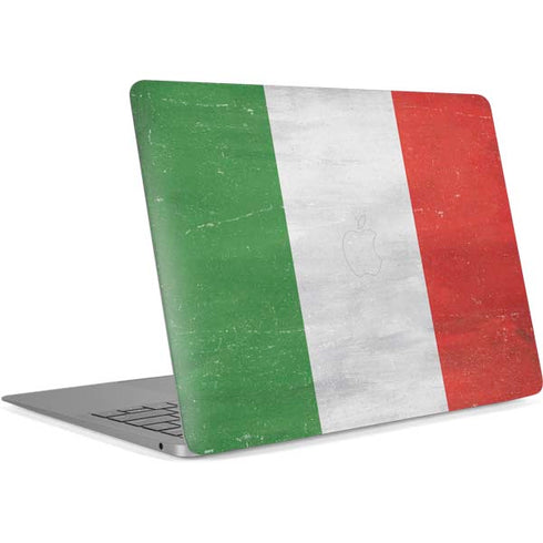Italy Flag Distressed Apple MacBook Air Skin