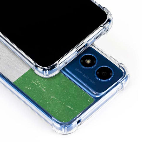 Italy Flag Distressed Moto G 5G (2024) Clear Case
