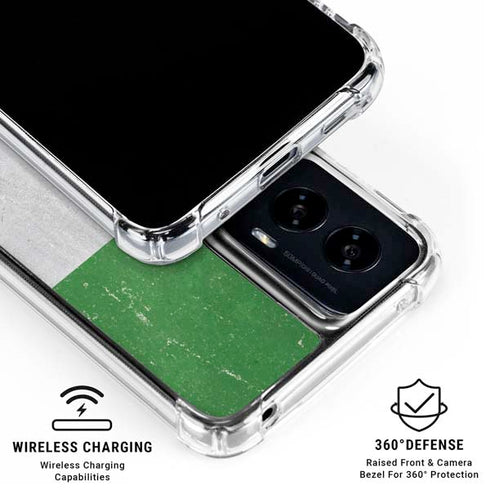 Italy Flag Distressed Moto G Power 5G (2024) Clear Case