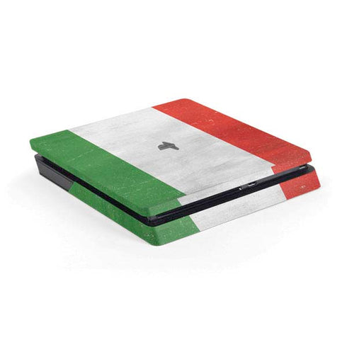 Italy Flag Distressed PS4 Slim Skin