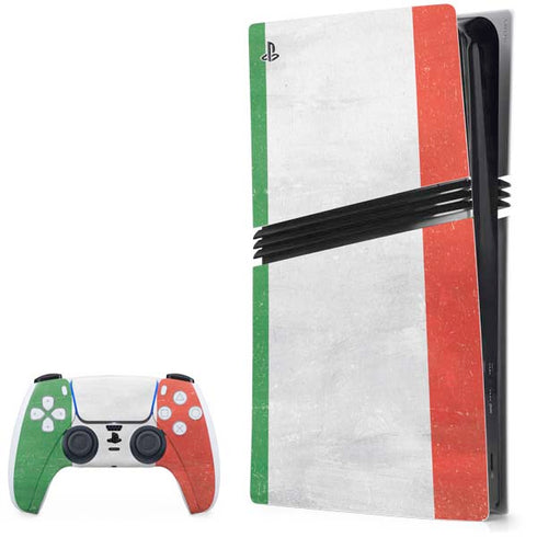 Italy Flag Distressed PlayStation PS5 Skins