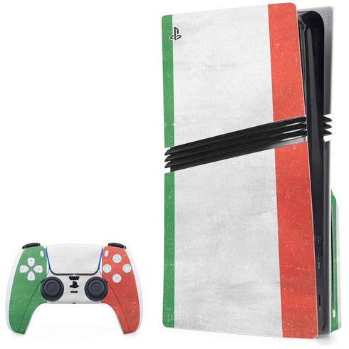 Italy Flag Distressed PlayStation PS5 Skins