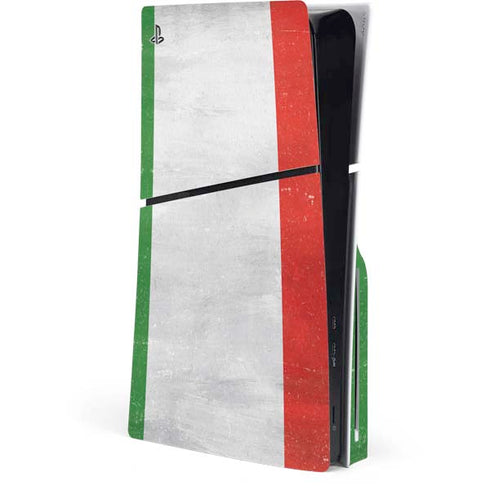 Italy Flag Distressed PlayStation PS5 Skins