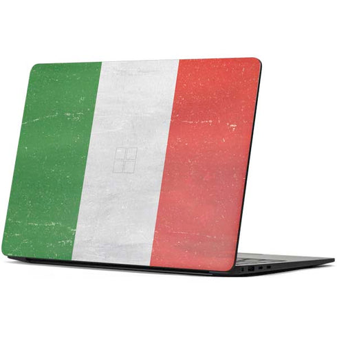 Italy Flag Distressed Surface Laptop 7 15in Skin