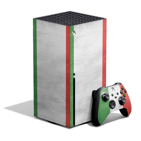Italy Flag Distressed Xbox Series X Skins