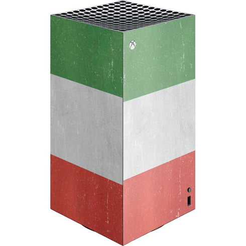 Italy Flag Distressed Xbox Series X Skins