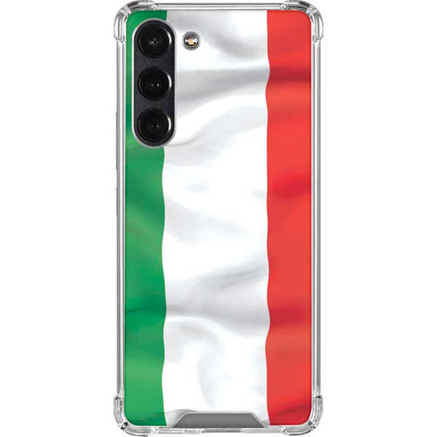 Italy Flag Galaxy S24 FE Clear Case
