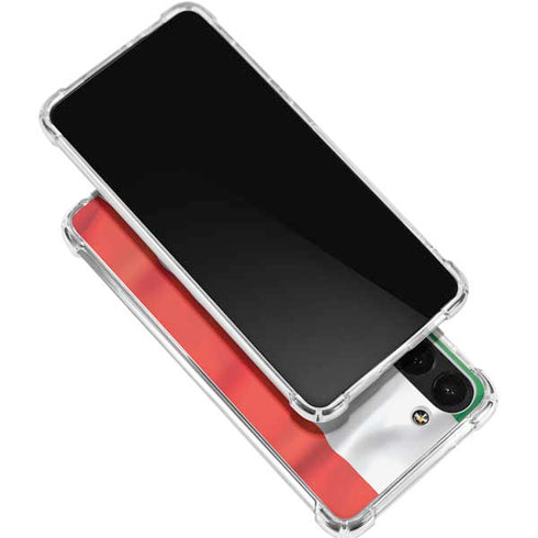 Italy Flag Galaxy S24 FE Clear Case