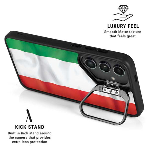 Italy Flag Galaxy S25 Kickstand Case