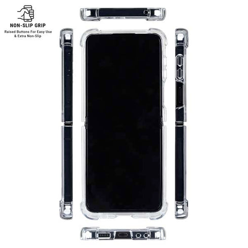 Italy Flag Galaxy Z Flip6 Clear Case
