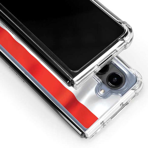 Italy Flag Galaxy Z Fold5 5G Clear Case