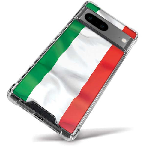 Italy Flag Google Pixel 8a Clear Case
