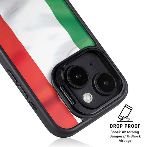 Italy Flag iPhone 14 Kickstand Case